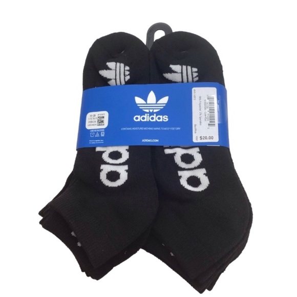 Adidas 6pk. Original Forum Low Cut Socks (NWT) - Picture 2 of 2